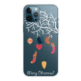 EIDERWOOD iPhone 16 Pro Max fleksibelt plastbakdeksel Juledeksel - God jul - julesokker