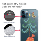 EIDERWOOD iPhone 16 Pro Max fleksibel plastbakside juledeksel - god jul - fugler i juletre