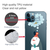 EIDERWOOD iPhone 16 Pro Max Fleksibelt plastdeksel Juledeksel - God jul - Pingvin