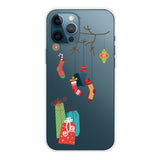 EIDERWOOD iPhone 16 Pro Max fleksibelt plastbakdeksel Juledeksel - god jul - julesokker og gaver
