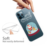 EIDERWOOD iPhone 16 Pro Max fleksibelt plastbakdeksel Juledeksel - God jul - Snow Globe m. Julenissen