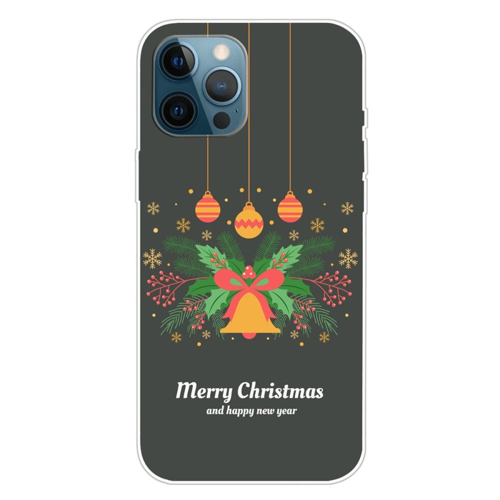 EIDERWOOD iPhone 16 Pro Max fleksibelt plastbakdeksel Juledeksel - God jul - Jingle Bells