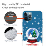 EIDERWOOD iPhone 16 Pro fleksibelt plastbakdeksel Juledeksel - God jul - Snow Globe
