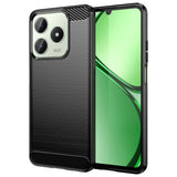 EIDERWOOD Realme Note 60x (4G) / C63 (4G) / C61 (4G) Carbon Fiber Mobil Cover - Sort