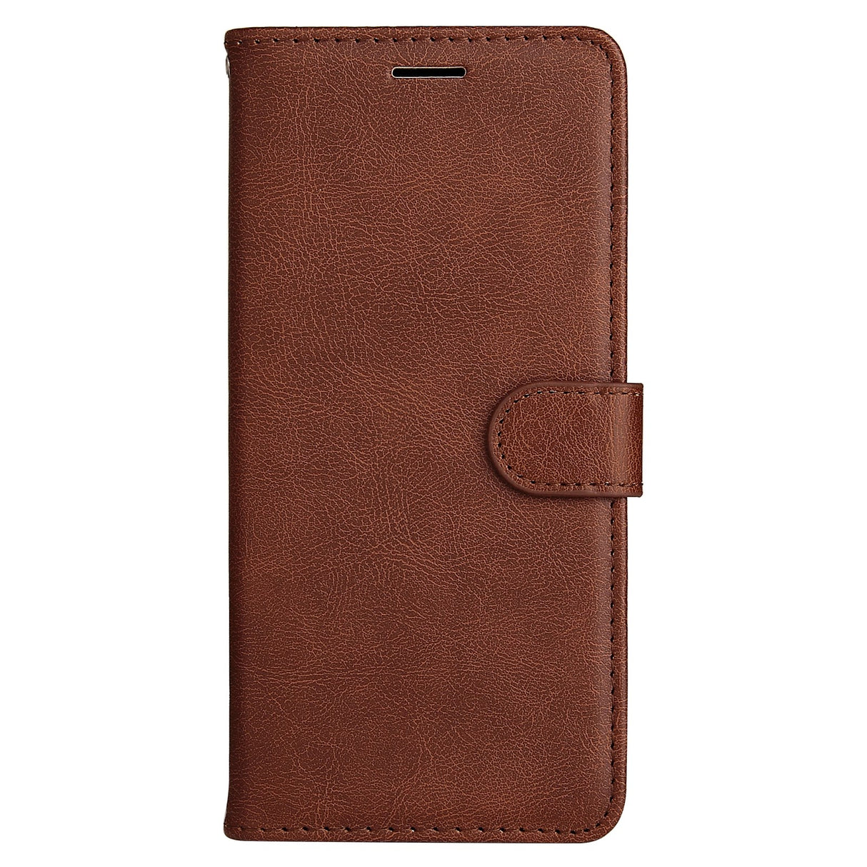 Motorola Edge 50 Wallet Flip Læder Cover m. Pung - Mørkebrun
