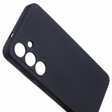 Mykt plastdeksel Samsung Galaxy A16 – Ripebestandig beskyttelse med fiberfôr – svart