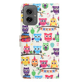 EIDERWOOD Motorola Moto G55 Flip Case inkl. Pung og Ståfunktion - Ugler