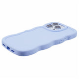EIDERWOOD iPhone 16 Pro Fleksibelt Plastik Wavy Mobil Cover - Lilla