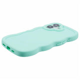 EIDERWOOD iPhone 16 Fleksibelt Plastik Wavy Mobil Cover - Blå