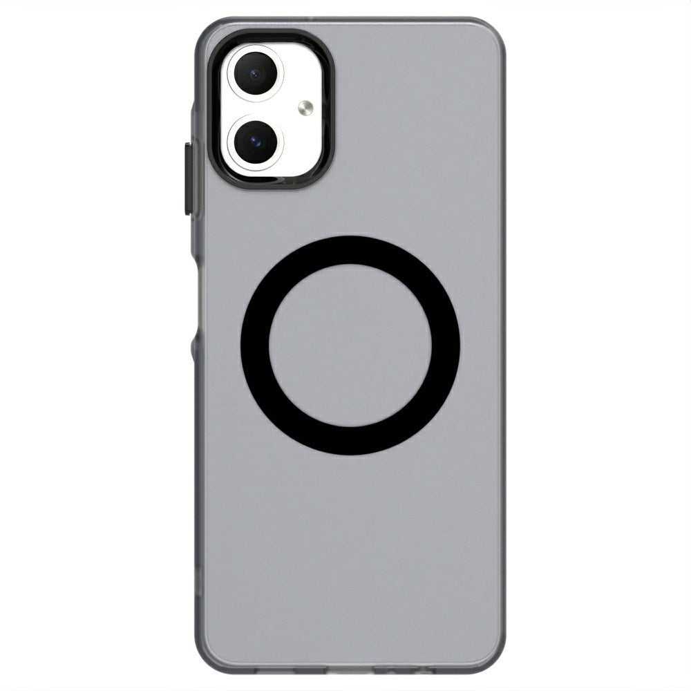 EIDERWOOD Samsung Galaxy A06 Hybrid Plast Mobil Cover - MagSafe Kompatibel - Gennemsigtig / Sort