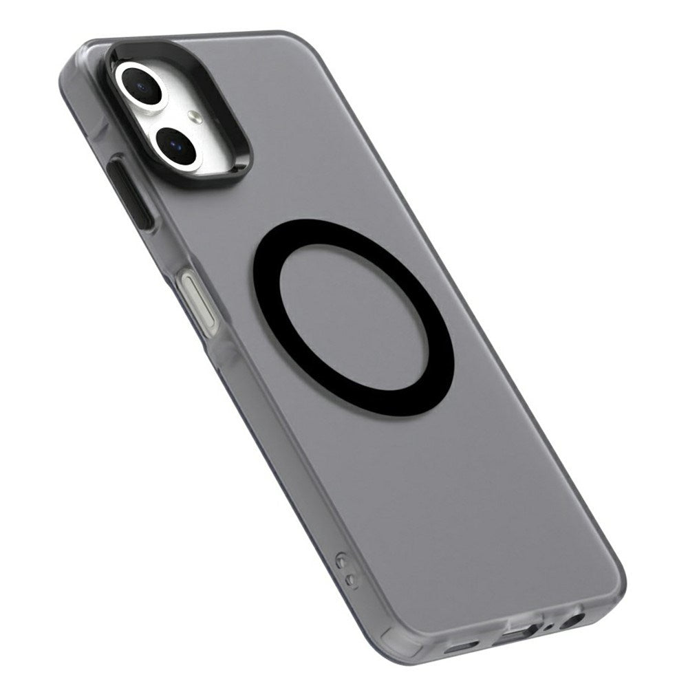 EIDERWOOD Samsung Galaxy A06 Hybrid Plast Mobil Cover - MagSafe Kompatibel - Gennemsigtig / Sort