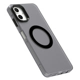 EIDERWOOD Samsung Galaxy A06 Hybrid Plast Mobil Cover - MagSafe Kompatibel - Gennemsigtig / Sort