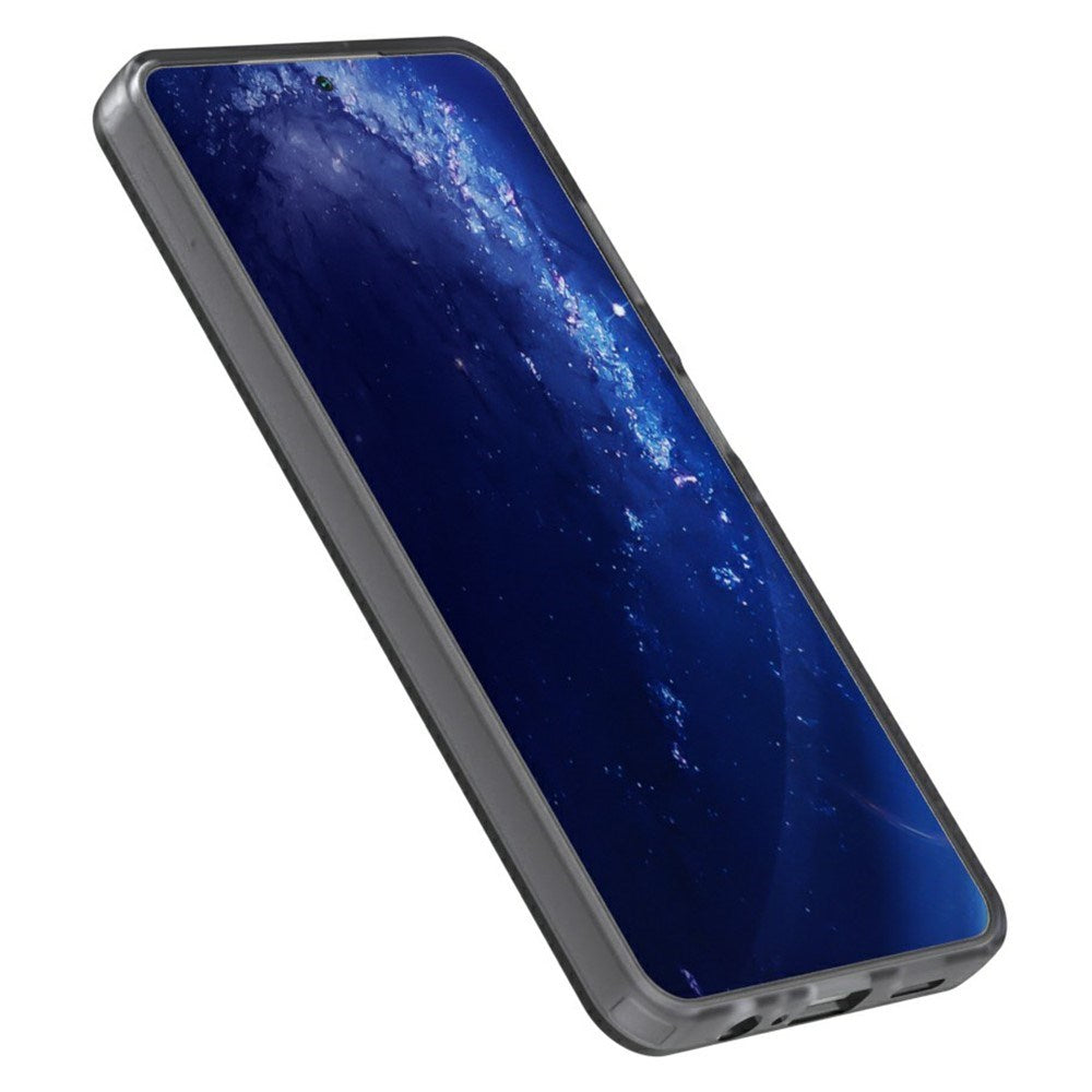 EIDERWOOD Samsung Galaxy A06 Hybrid Plast Mobil Cover - MagSafe Kompatibel - Gennemsigtig / Sort