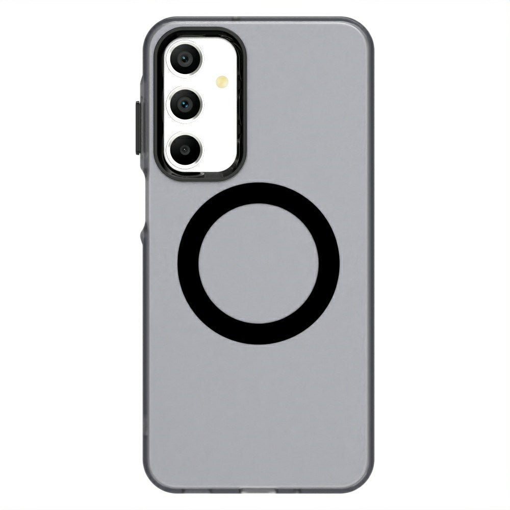 EIDERWOOD Samsung Galaxy A16 (4G/5G) Hybrid plastmobildeksel - MagSafe-kompatibel - Gjennomsiktig / Svart