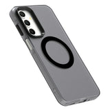 EIDERWOOD Samsung Galaxy A16 (4G/5G) Hybrid plastmobildeksel - MagSafe-kompatibel - Gjennomsiktig / Svart