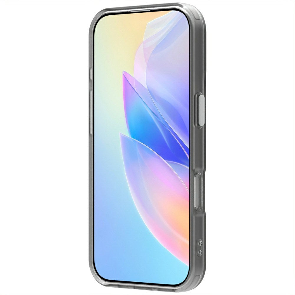 EIDERWOOD iPhone 16 Pro Max Hybrid plastmobildeksel - MagSafe-kompatibel - Gjennomsiktig / Hvit