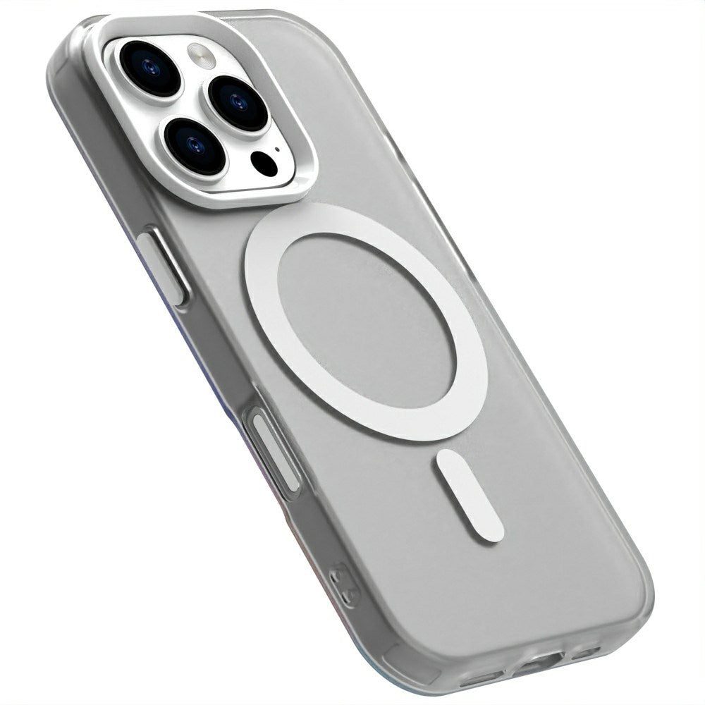 EIDERWOOD iPhone 16 Pro Max Hybrid plastmobildeksel - MagSafe-kompatibel - Gjennomsiktig / Hvit