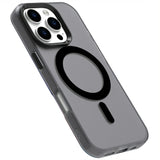 EIDERWOOD iPhone 16 Pro Max Hybrid Plastic Mobildeksel - MagSafe-kompatibel - Gjennomsiktig / Svart