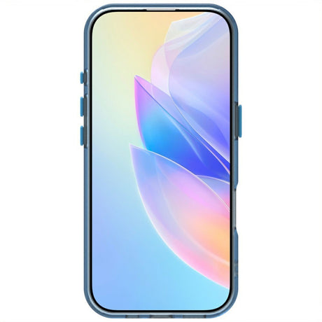 EIDERWOOD iPhone 16 Pro Max Hybrid Plastic Mobildeksel - MagSafe-kompatibel - Gjennomsiktig / Blå