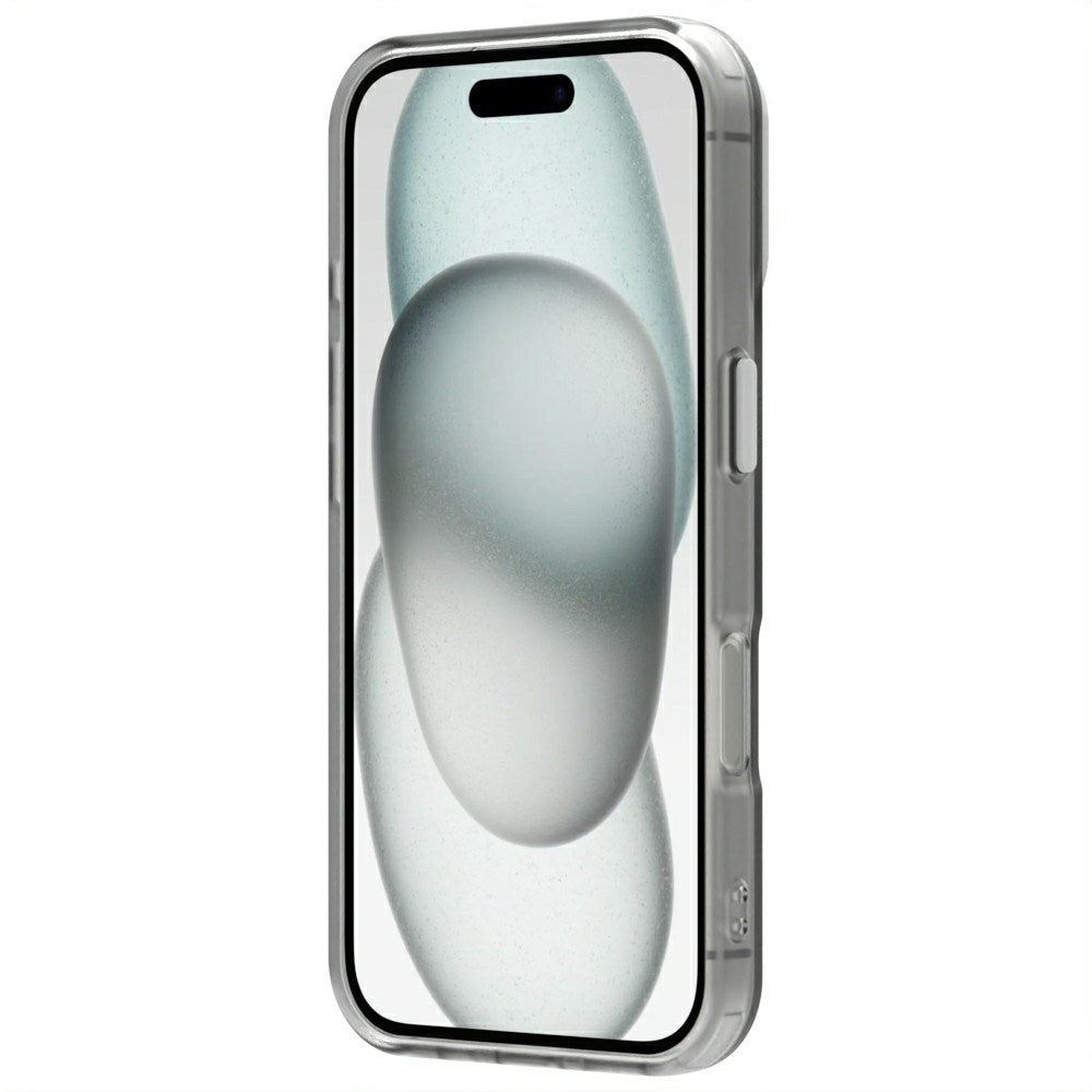 EIDERWOOD iPhone 16 Hybrid Plastic Mobildeksel - MagSafe-kompatibel - Gjennomsiktig / Hvit