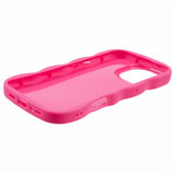 EIDERWOOD iPhone 16 Pro Max Fleksibelt Plastik Wavy Mobil Cover - Pink