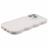 EIDERWOOD iPhone 16 Pro Max Fleksibelt Plastik Wavy Mobil Cover - Hvid
