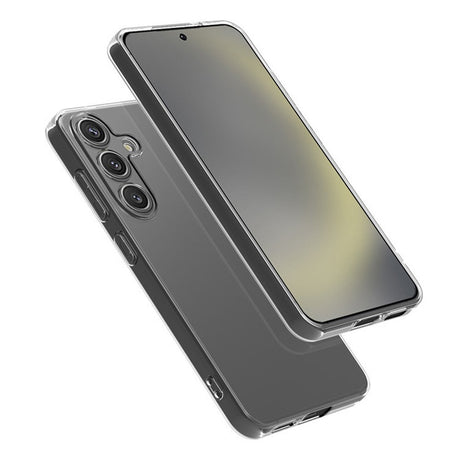 EIDERWOOD Samsung Galaxy S25+ (pluss) Ultratynn fleksibelt plastbakdeksel - gjennomsiktig