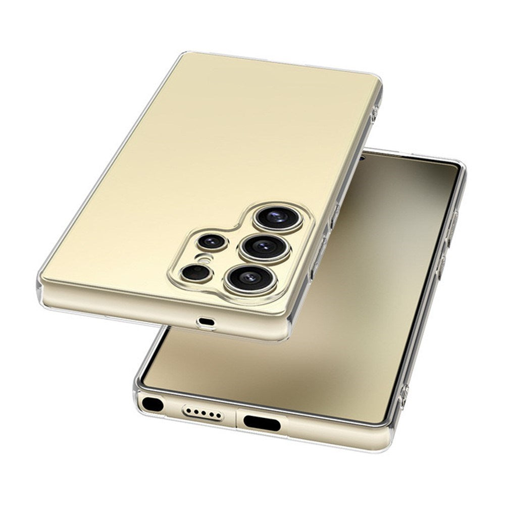 EIDERWOOD Samsung Galaxy S25 Ultra Tyndt Fleksibelt Plast Bagside Cover - Gennemsigtig