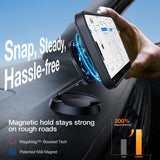 Torras iPhone 16 Hybrid Bakdeksel m. Ståfunksjon - MagSafe-kompatibel - Svart