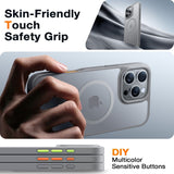 iPhone 16 Pro Torras Hybrid Bakdeksel - MagSafe-kompatibel - Titanium Grå