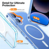 Torras iPhone 16 fleksibelt plastdeksel - MagSafe-kompatibelt - Gjennomsiktig