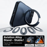 TORRAS Guardian Ostand Series iPhone 16 Pro Max deksel med MagSafe og Kickstand - Svart