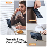 TORRAS Guardian Ostand Series iPhone 16 Pro Max deksel med MagSafe og Kickstand - Svart