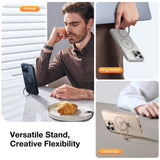 TORRAS Guardian Ostand Series iPhone 16 Pro-deksel med MagSafe og Kickstand - Grå