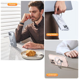 TORRAS - iPhone 16 Pro - Guardian Ostand Series Cover m. Kickstand - MagSafe Kompatibel - Gennemsigtig