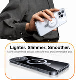 TORRAS - iPhone 16 Pro - Guardian Ostand Series Cover m. Kickstand - MagSafe Kompatibel - Gennemsigtig