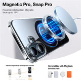 Torras iPhone 16 fleksibelt plastdeksel med justerbart ringstativ - sølv