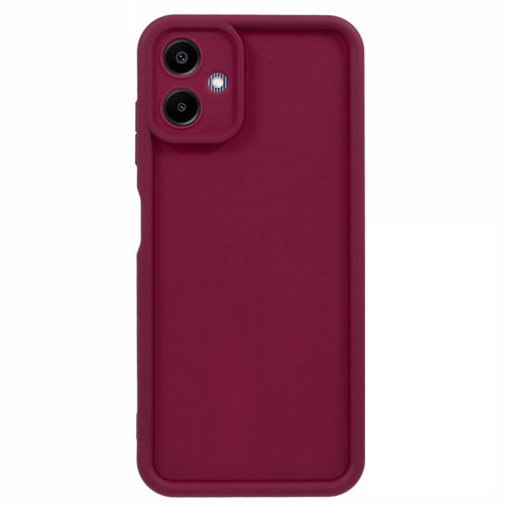 Samsung Galaxy A06 - EIDERWOOD Anti-Slip Fleksibelt Plastik Cover - Rød