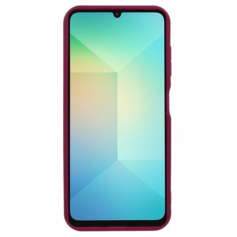 Samsung Galaxy A06 - EIDERWOOD Anti-skli fleksibelt plastdeksel - Rød