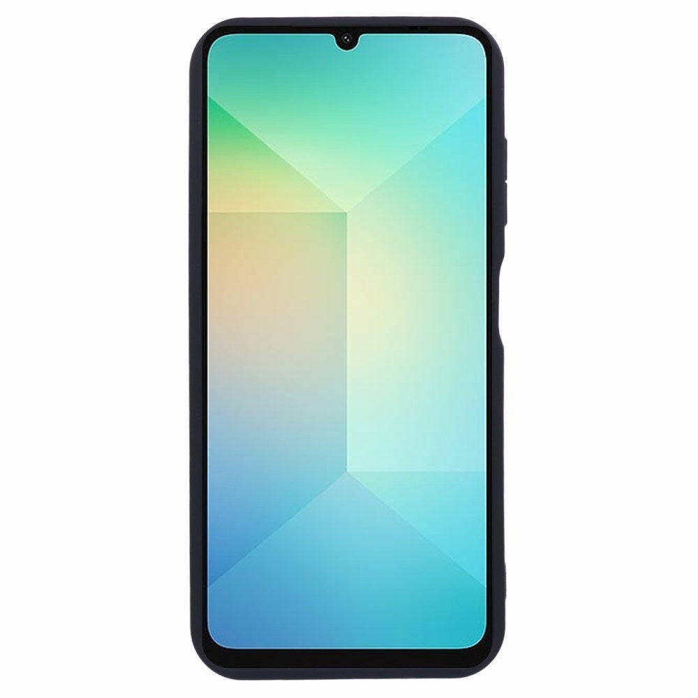 Samsung Galaxy A06 - EIDERWOOD Anti-Slip Fleksibelt Plastik Cover - Sort
