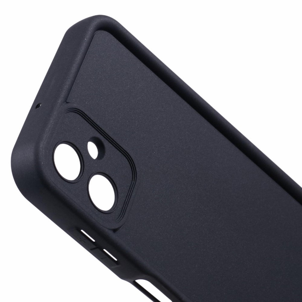 Samsung Galaxy A06 - EIDERWOOD Anti-Slip Fleksibelt Plastik Cover - Sort