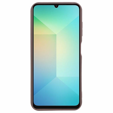 Samsung Galaxy A06 - EIDERWOOD Anti-Slip Fleksibelt Plastik Cover - Brun