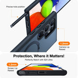 TORRAS Guardian Ostand Series Samsung Galaxy S24 Ultra Cover med Kickstand - MagSafe-kompatibel - Svart