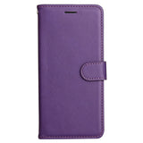 Oppo A60 / A40m / A40 - EIDERWOOD Kunstlæder Flip Cover m. Strop - Lilla