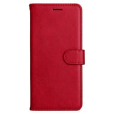 Oppo A60 / A40m / A40 - EIDERWOOD Faux Leather Flip Cover m. Stropp - Rød
