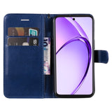 Oppo A60 / A40m / A40 - EIDERWOOD Faux Leather Flip Cover m. Stropp - Blå