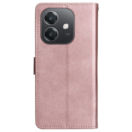 Oppo A60 / A40m / A40 - EIDERWOOD Faux Leather Flip Cover m. Stropp - Rose gull