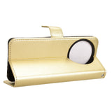 EIDERWOOD TCL 50 Pro Nxtpaper (5G) Blankt Læder Mobil Cover m. Pung & Strop - Guld