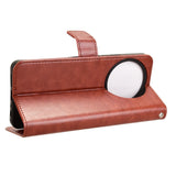 EIDERWOOD TCL 50 Pro Nxtpaper (5G) Blankt Læder Mobil Cover m. Pung & Strop - Brun