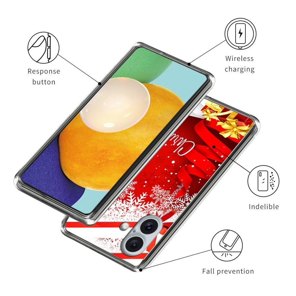 Fleksibelt Plast Julecover til iPhone 16 - Julegave